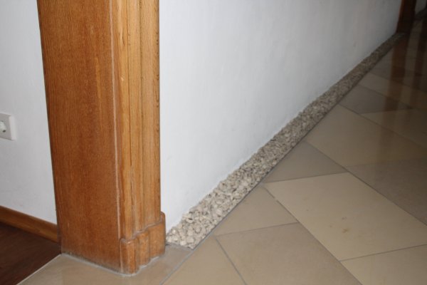 offener Fußboden - Wand - Anschluss