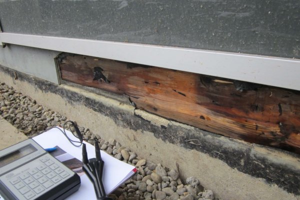 Feuchtemessung Außenwandsockel