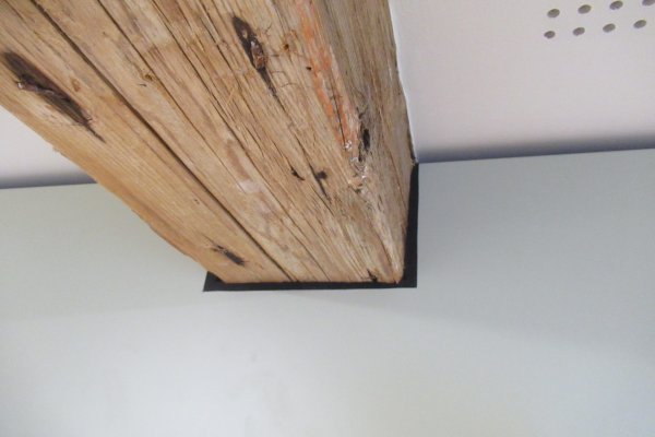 Bauhütte Ravensburg Detail Deckenbalken