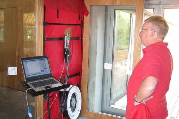 Blower-Door-Messung