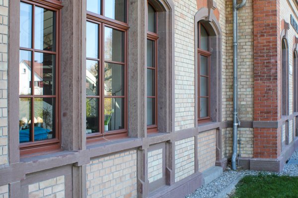 Nordfassade mit Sockelbereich